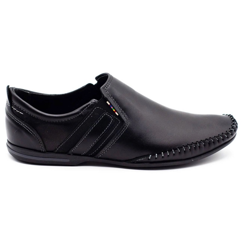 KOMODO Leather men's shoes 711 black KOMODO Leather men's shoes 711 black