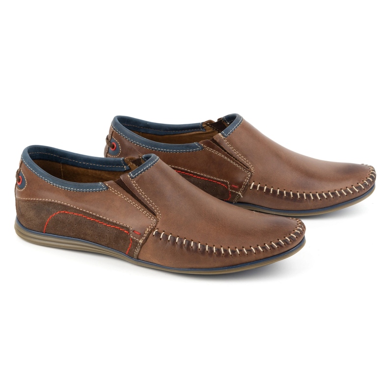 KOMODO Leather men's shoes 847 brown