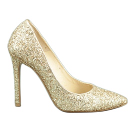 Neścior 101 gold glitter pins golden