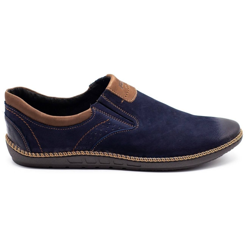Joker Men's shoes, leather moccasins 937 navy blue Joker Men's shoes, leather moccasins 937 navy blue