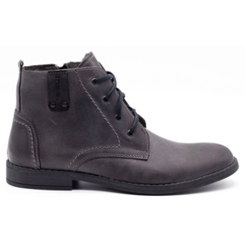 Polbut Gray men's winter shoes C20 grey