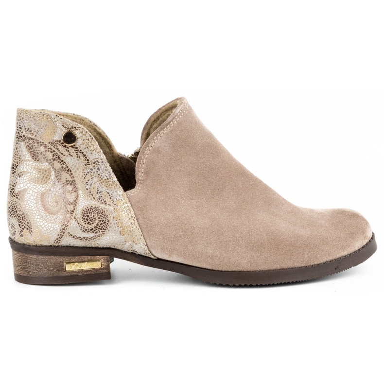 Olivier Comfortable women's Silvia beige boots
