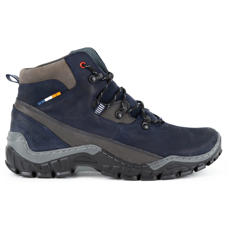 Olivier Men's winter shoes 134GT navy blue