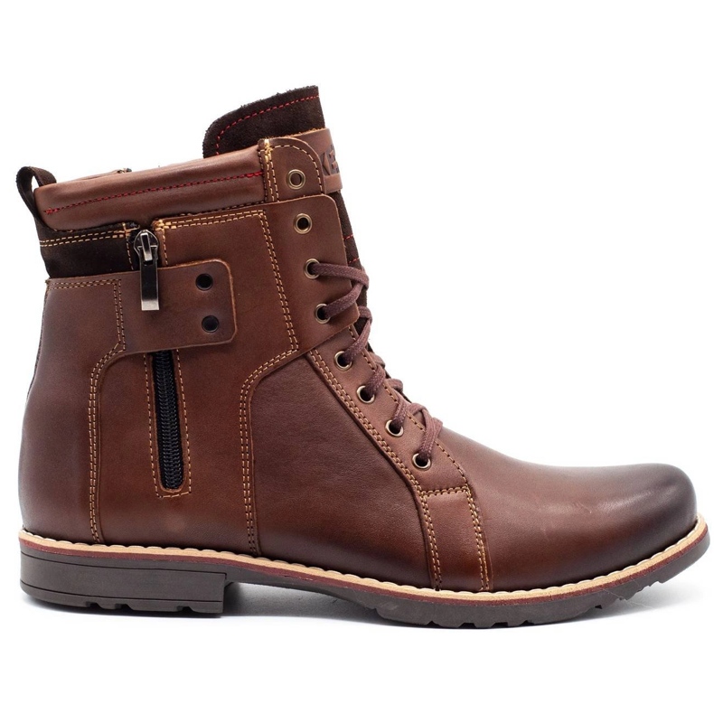 KENT Men's winter shoes 237 brown