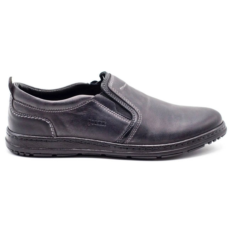 Joker Gray Men's leather loafers 535 grey Joker Gray Men's leather loafers 535 grey