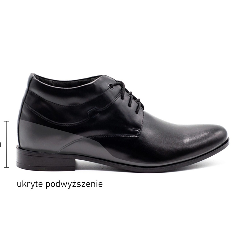 Lukas Black men's shoes increasing 300LU