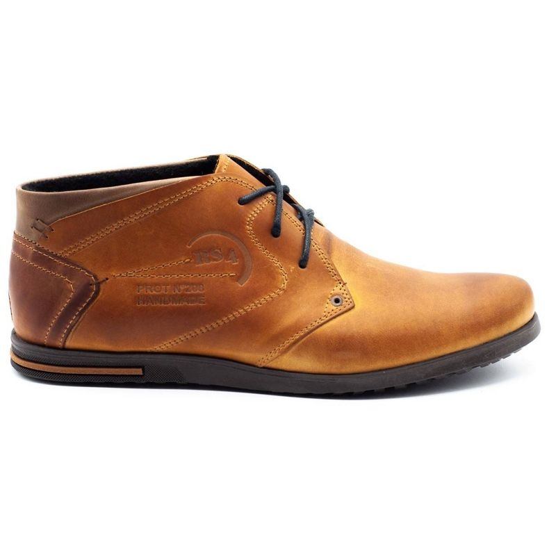 Polbut Men's insulated shoes C37F red orange