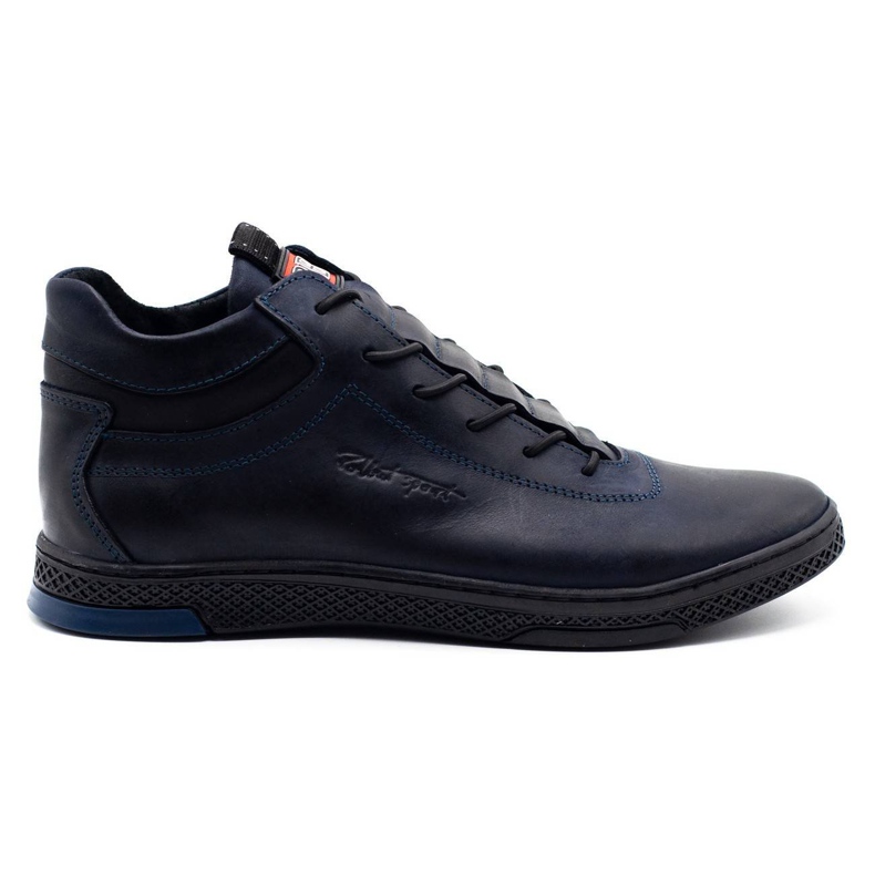 Polbut Men's winter shoes K26F navy blue Polbut Men's winter shoes K26F navy blue