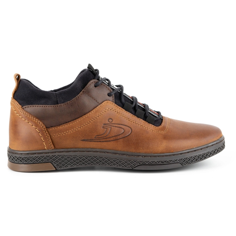 Polbut K27F camel winter men's shoes brown