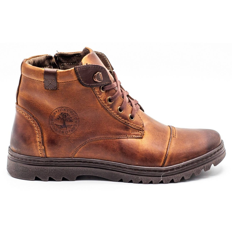 Joker Men's winter insulated shoes 511J brown Joker Men's winter insulated shoes 511J brown