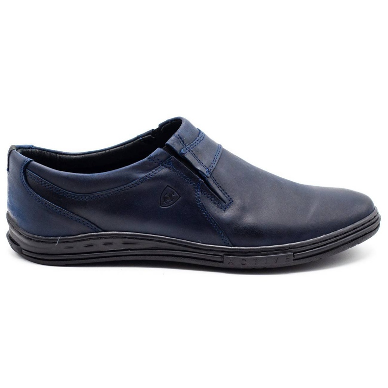 Polbut Men's shoes slip 362E navy blue Polbut Men's shoes slip 362E navy blue