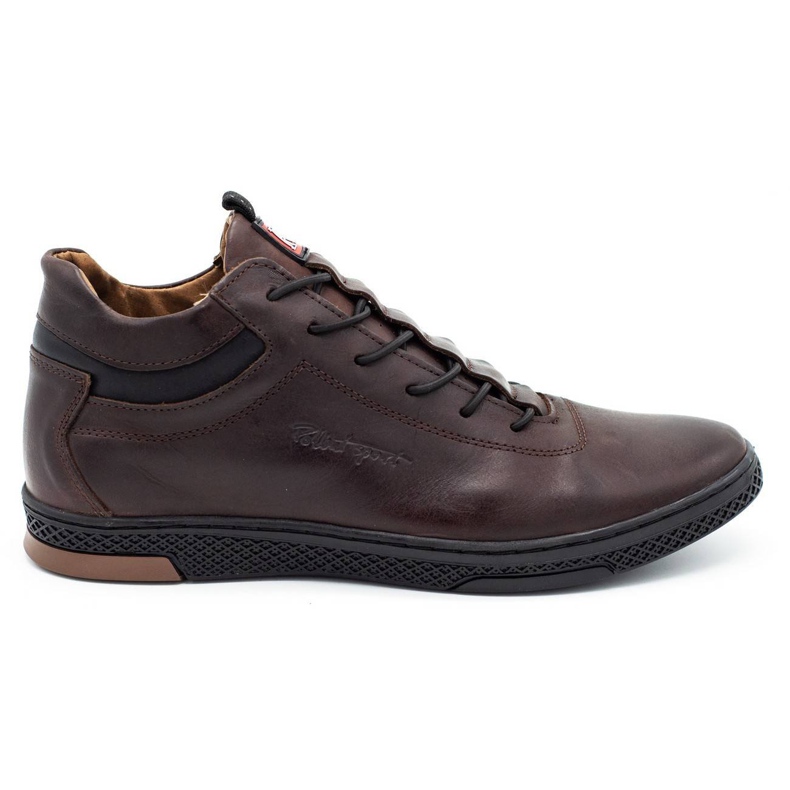 Polbut Men's winter shoes K26F dark brown Polbut Men's winter shoes K26F dark brown