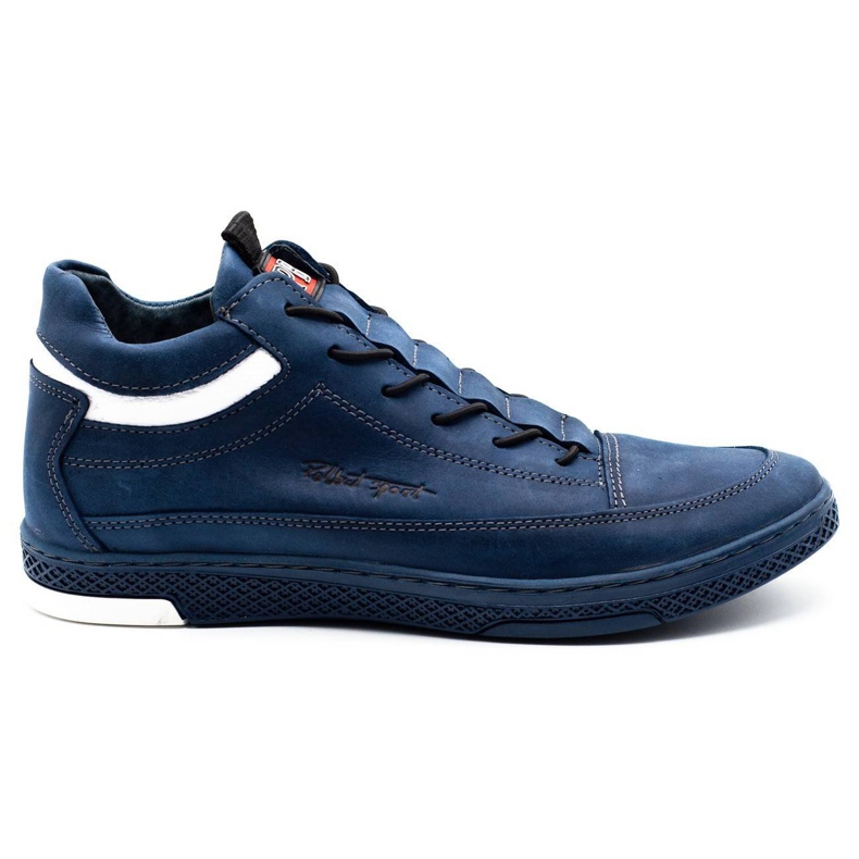 Polbut Men's winter shoes K25F navy blue Polbut Men's winter shoes K25F navy blue