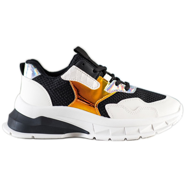 SHELOVET Fashionable Sneakers white black multicolored