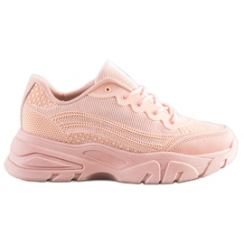 SHELOVET Powder Sneakers pink SHELOVET Powder Sneakers pink