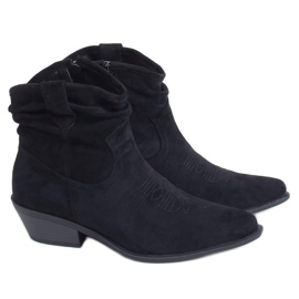 Black cowboy boots for women 99-65 Black