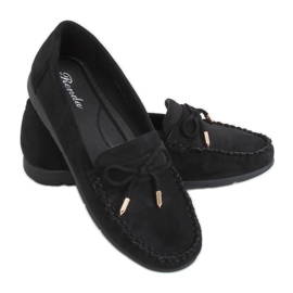 Black women's loafers RQ-2 Black Black women's loafers RQ-2 Black