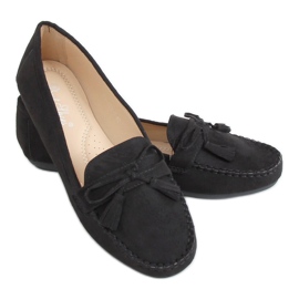 Black Women's black loafers XR-1R2 Black