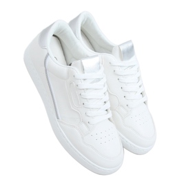 White women's sneakers B0-212 White