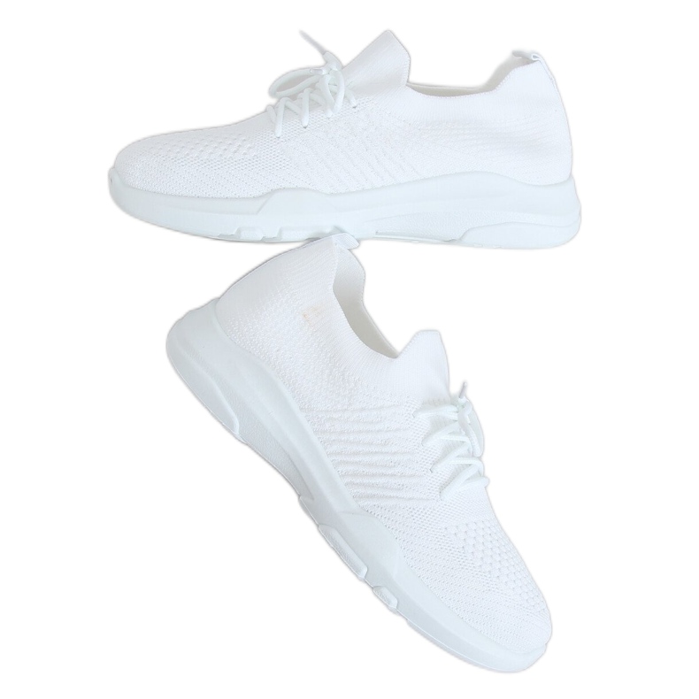 White sports socks C9239 Bianco