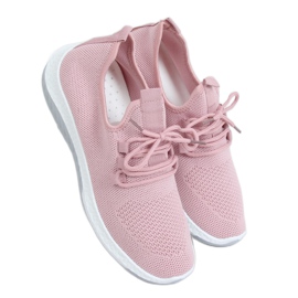 Pink 2019-3 Pink sports shoes