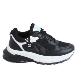 Black sports shoes for women B0-553 Black
