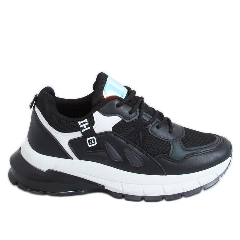 Black sports shoes for women B0-553 Black