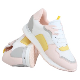 Multicolor sports shoes C915 Pink multicolored