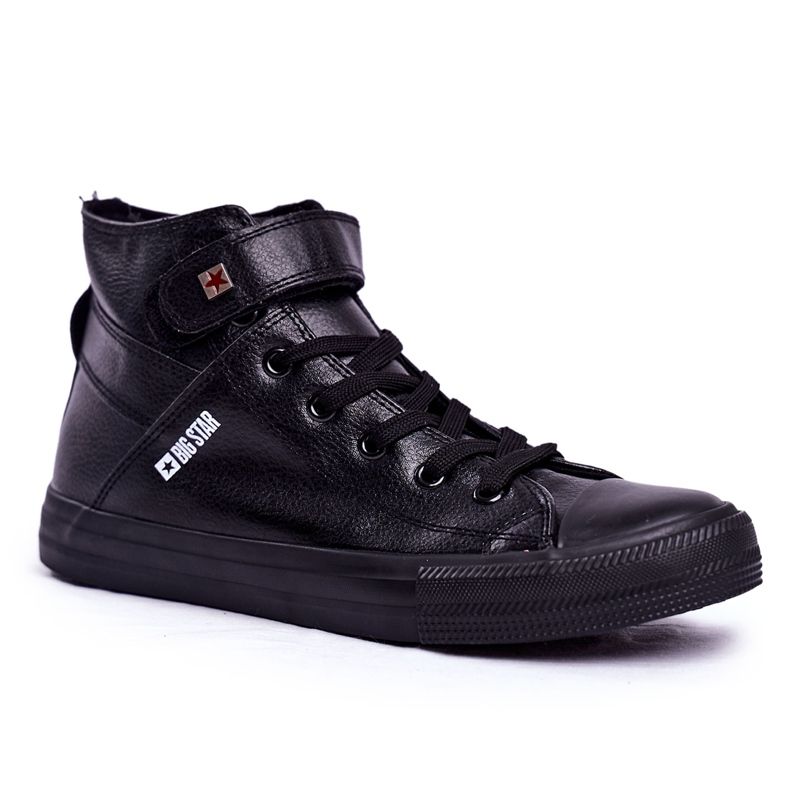 Men's High Sneakers Big Star Black Y174020