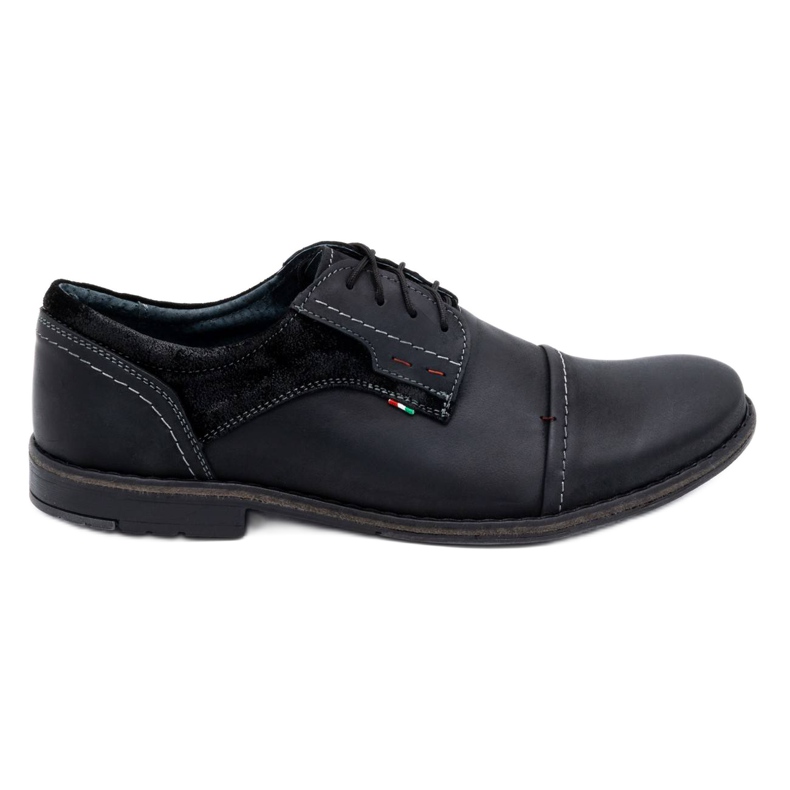 Olivier Men's leather shoes 253 black Olivier Men's leather shoes 253 black