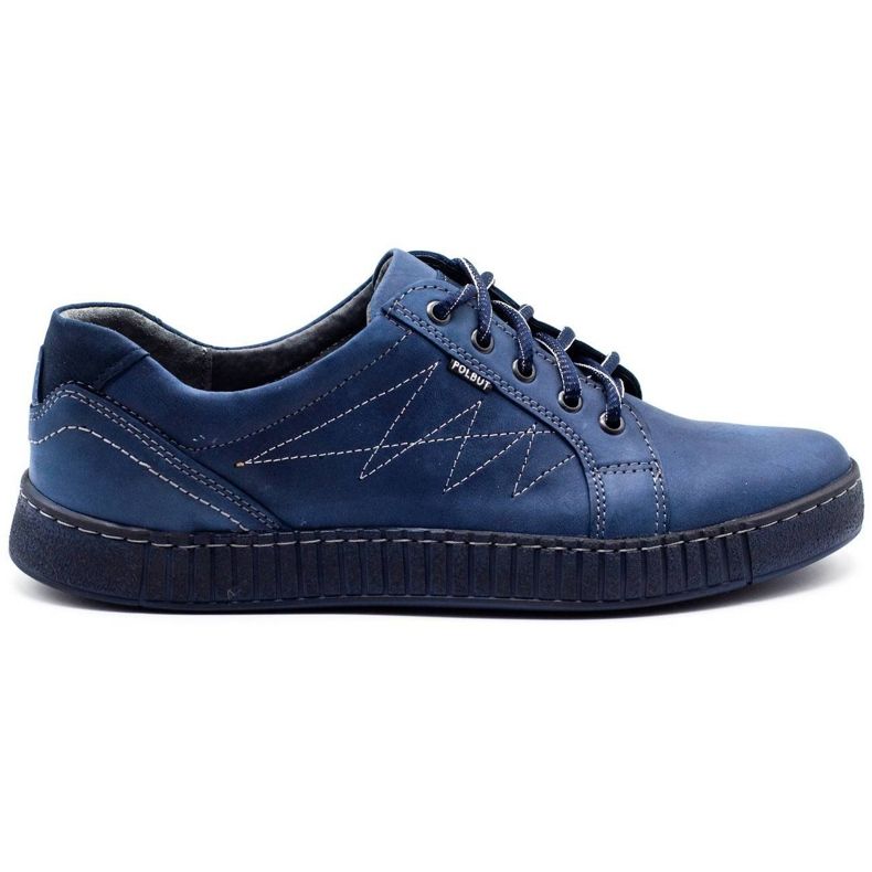 Polbut Casual men's shoes J66 navy blue