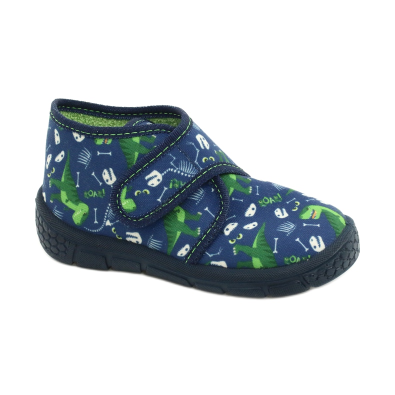 Befado children's shoes 538P037 white navy blue green