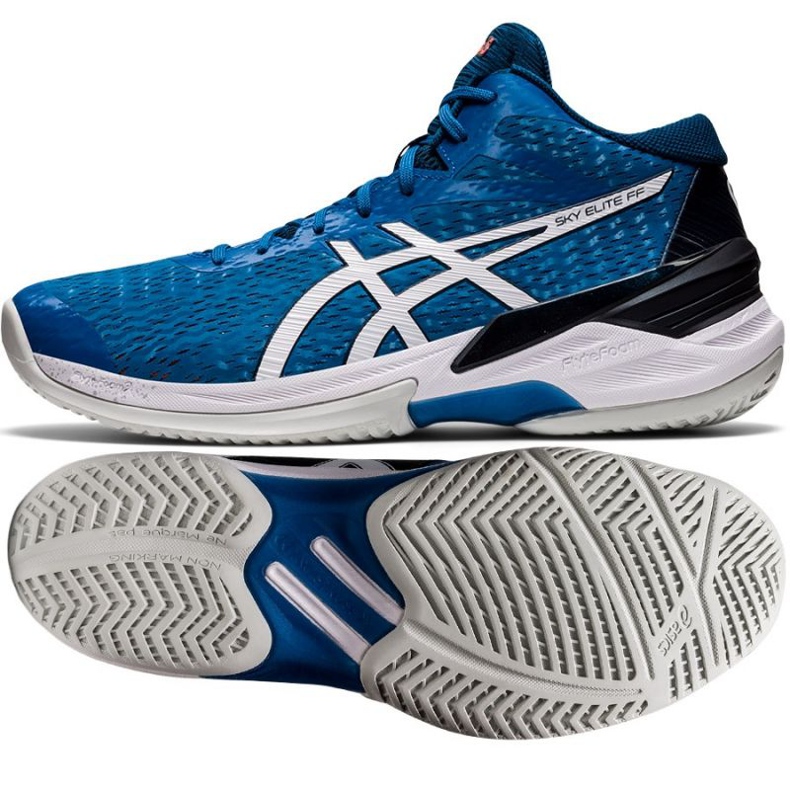 Asics Sky Elite Ff Mt M 1051A032-404 volleyball shoes blue blue