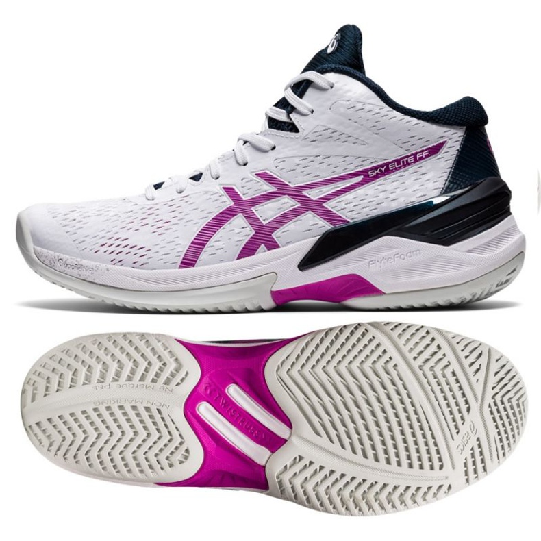 Asics Sky Elite Ff Mt W 1052A023-103 volleyball shoes white white