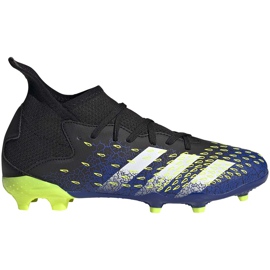 Football boots adidas Predator Freak.3 Fg Junior navy-green FY0613 black black