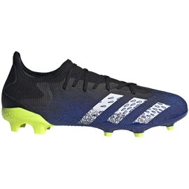 Football boots adidas Predator Freak.3 L Fg navy blue-black-green FY0615 Football boots adidas Predator Freak.3 L Fg navy blue-black-green FY0615