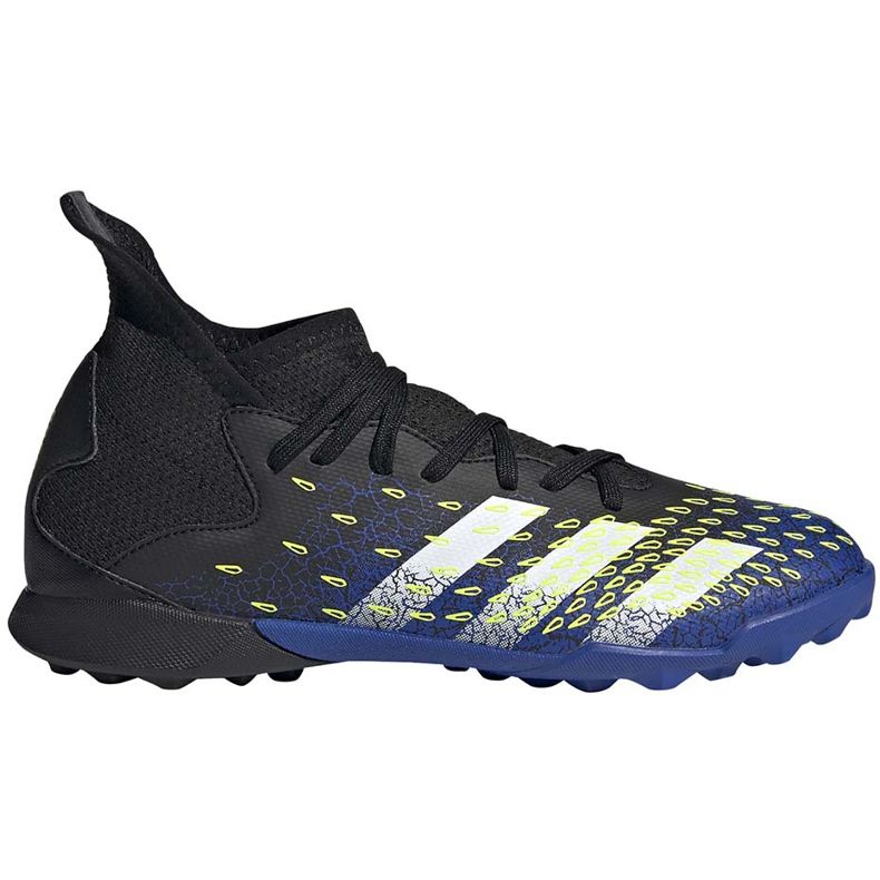 Football boots adidas Predator Freak.3 Tf Junior black and blue FY0624