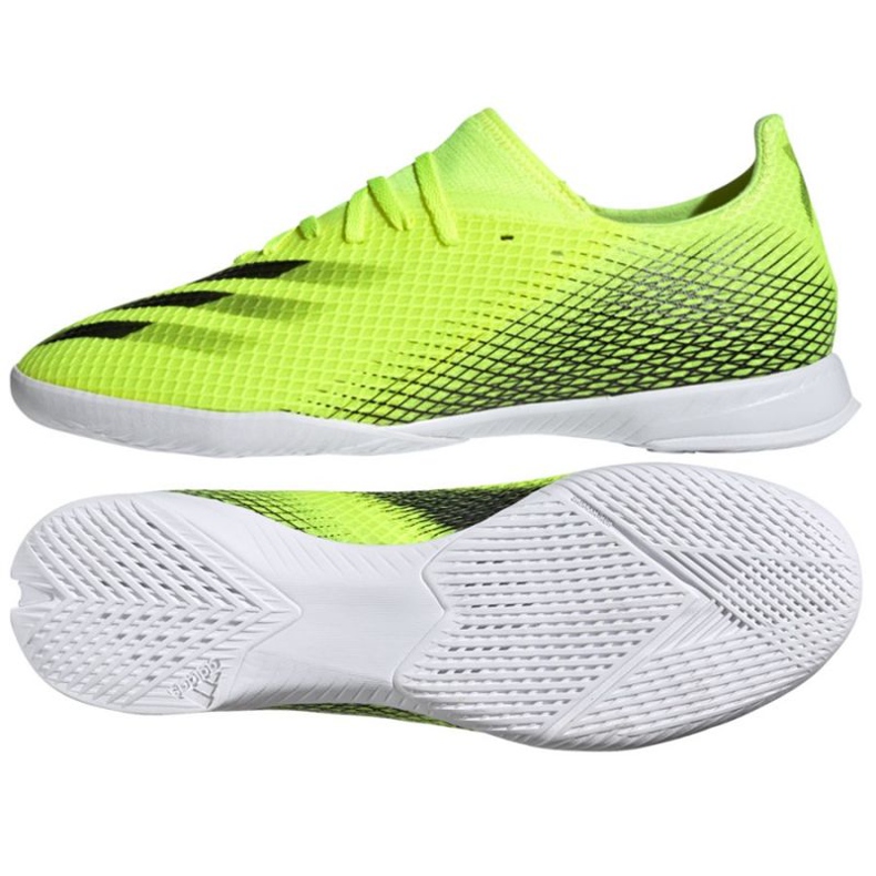 Adidas X Ghosted.3 In M FW6937 football boots white, neon yellow green