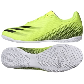 Adidas X Ghosted.4 In M FW6906 football boots white, yellow neon green