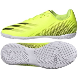 Adidas X Ghosted.4 In Jr FW6923 football boots green green yellow neon