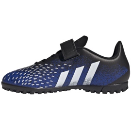 Adidas Predator Freak.4 H&L Tf Jr FY0628 football boots white, navy blue, black blue Adidas Predator Freak.4 H&L Tf Jr FY0628 football boots white, navy blue, black blue