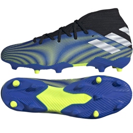 Adidas Nemeziz.3 Fg M FW7349 football boots white, black, blue, yellow blue
