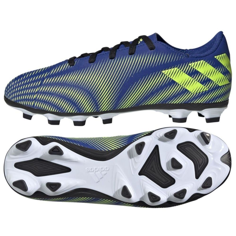 Adidas Nemeziz.4 FxG Jr FY0822 football boots blue multicolored - KeeShoes