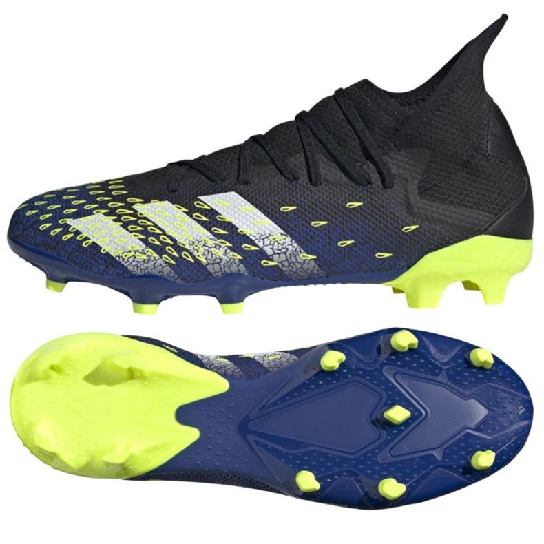 Adidas Predator Freak.3 Fg M FY0610 football boots white, black, royal black