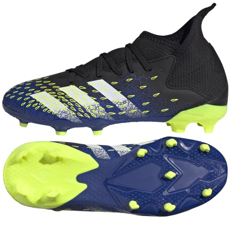 Adidas Predator Freak.3 Fg Jr FY0613 football boots white, black, royal black