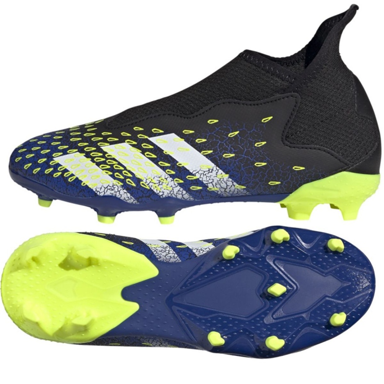 Adidas Predator Freak.3 Ll Fg Jr FY0618 football boots white, black, royal black