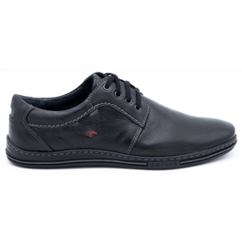 Mario Pala Black men's lace-up shoes 674