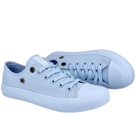 Women's Classic Low Sneakers Big Star AA274029 Light Blue