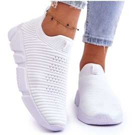 Women's Sport Shoes Slip-on Big Star DD274460 White Women's Sport Shoes Slip-on Big Star DD274460 White