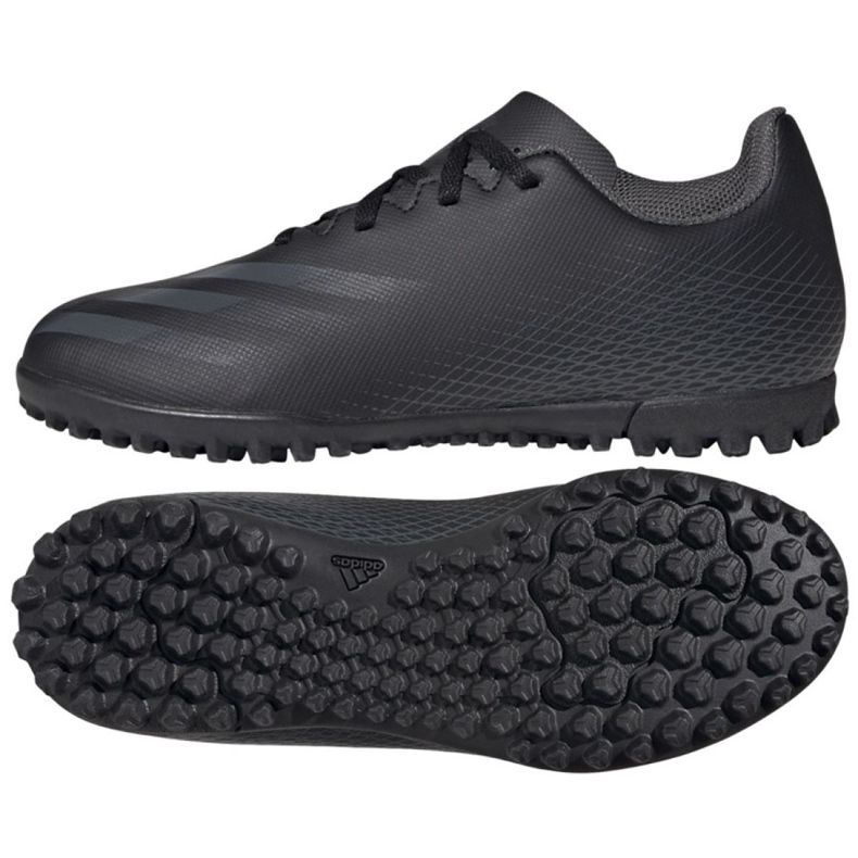 Adidas X Ghosted.4 Tf Jr FX9475 football boots black black